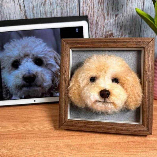 Customized Pet Handmade DIY Wool Felt Souvenir Ornament Picture Frame