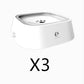 1.5L Cat Dog Water Bowl Carried Floating Bowl Anti-Overflow Slow Water Feeder Dispenser Pet Fountain ABS&PP Dog Supplies